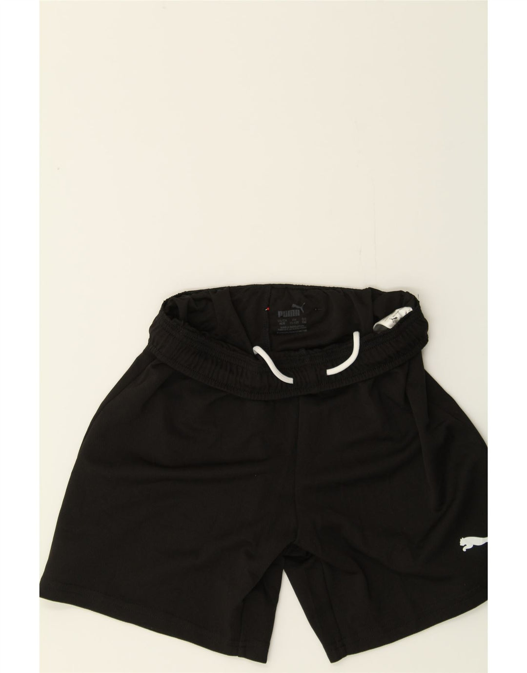 PUMA Boys Sport Shorts 12-13 Years  Black Polyester Vintage Puma and Second-Hand Puma from Messina Hembry 