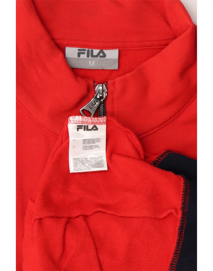 Fila Træningsdragt til mænd Topjakke Medium Rød Colourblock Bomuld
