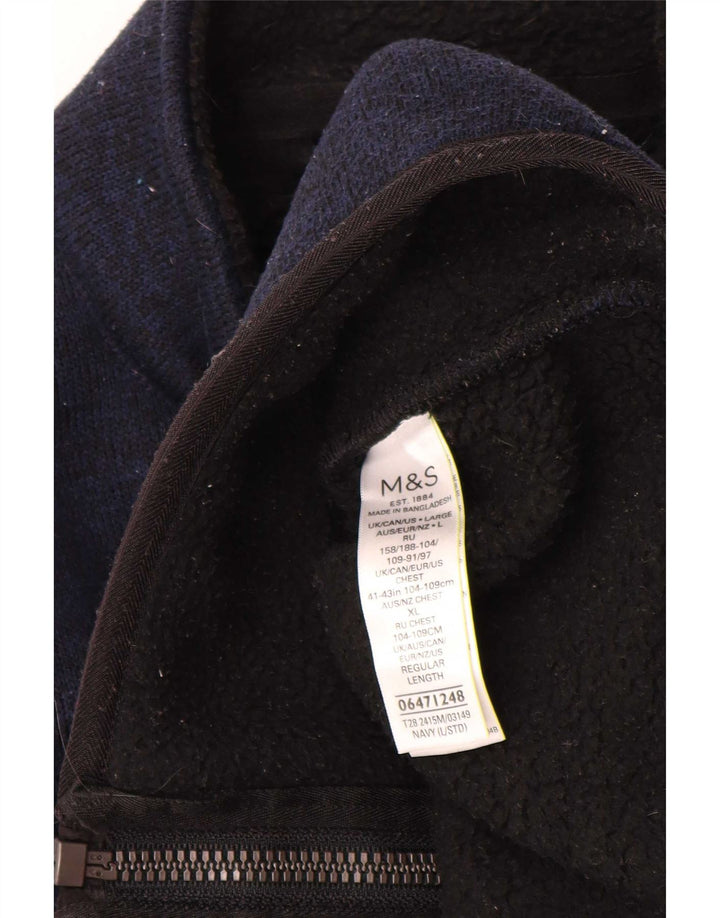 Marks & Spencer Herre træningsdragt Topjakke Stor marineblå polyester
