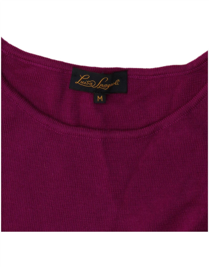 Luisa Spagnoli Dame Vest Tank Top UK 12 Medium Purple