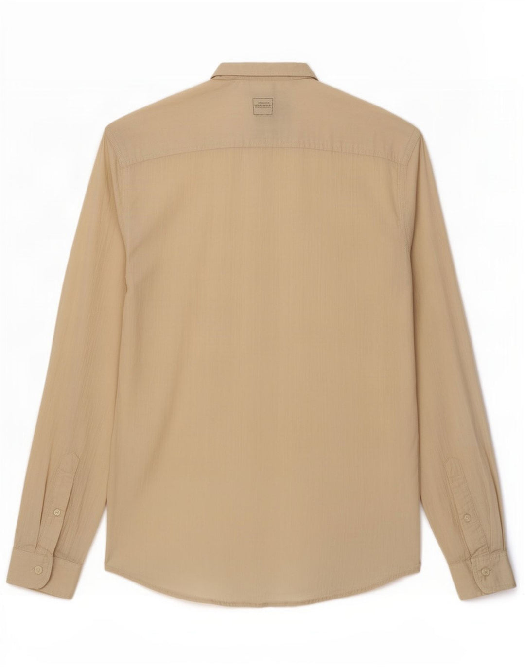 Zara Herreskjorte Small Beige Cotton