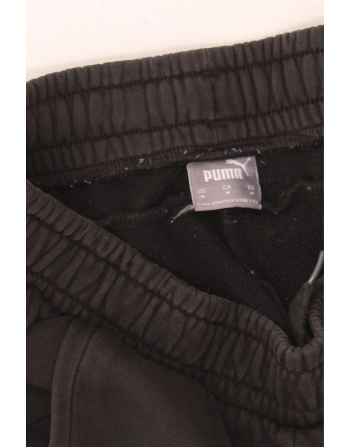 PUMA Womens Tracksuit Trousers Joggers UK 12 Medium Black Cotton Vintage Puma and Second-Hand Puma from Messina Hembry 