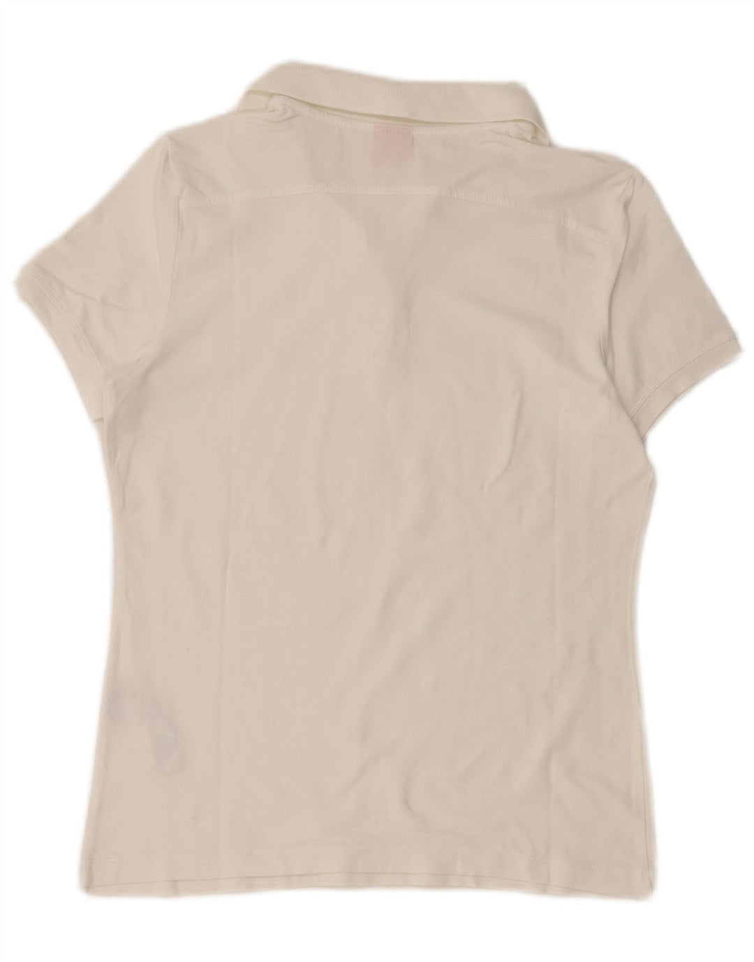 Puma Dame Polo Shirt UK 12 Medium White Bomuld