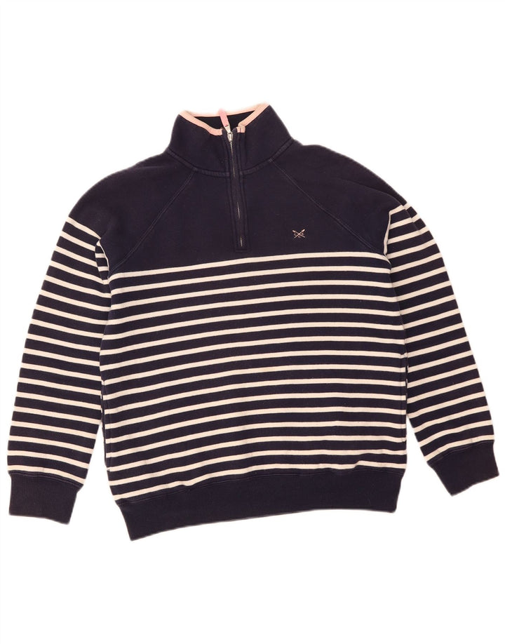 Crew Clothing Dame Oversized Sweatshirt Jumper UK 8 Small Navy Blue
