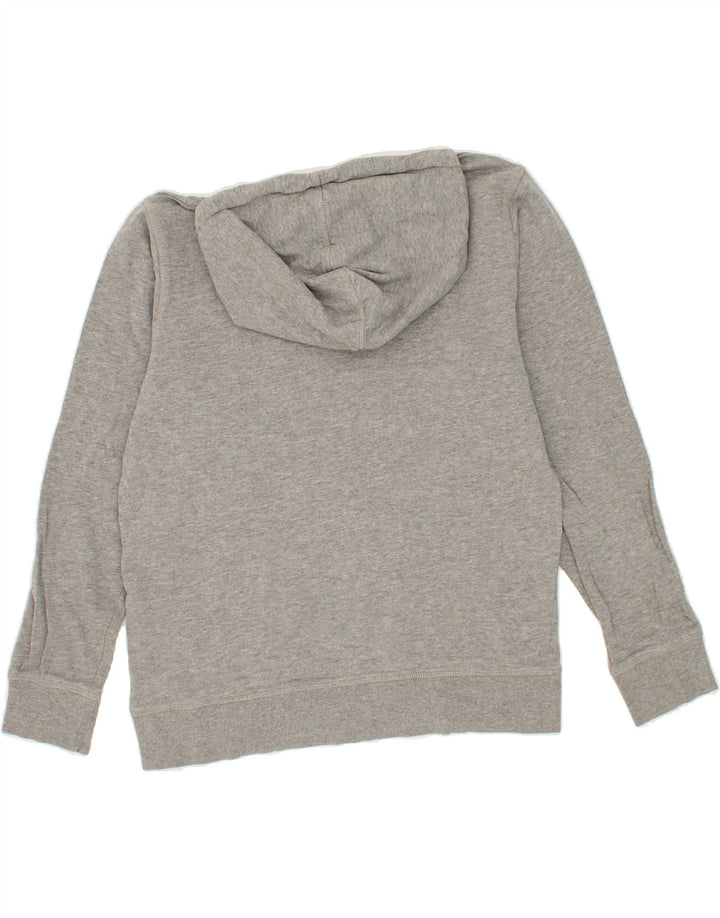 JACK & JONES Mens Graphic Hoodie Jumper Medium Grey Colourblock Cotton Vintage Jack & Jones and Second-Hand Jack & Jones from Messina Hembry 