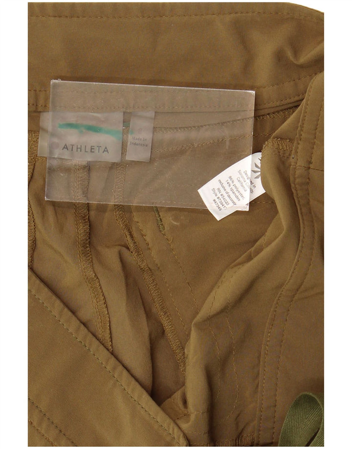 ATHLETA Cargo Shorts til kvinder US 8 Medium W34 Khaki Polyester