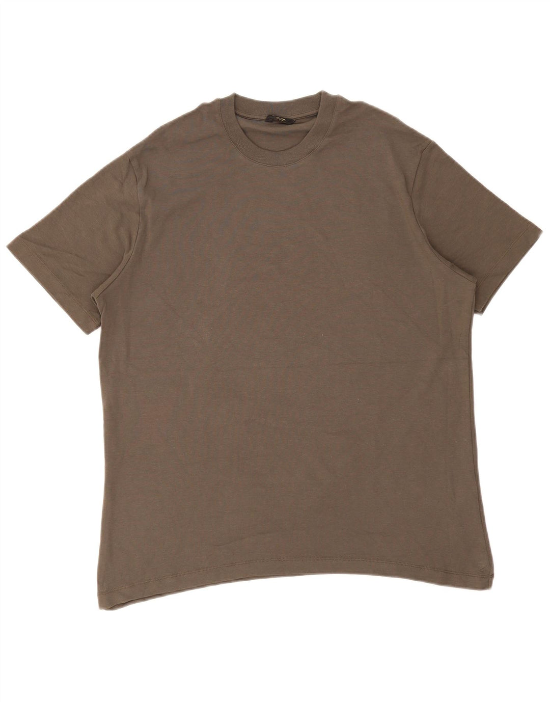 Massimo Dutti Herre T-Shirt Top Stor Grå Bomuld