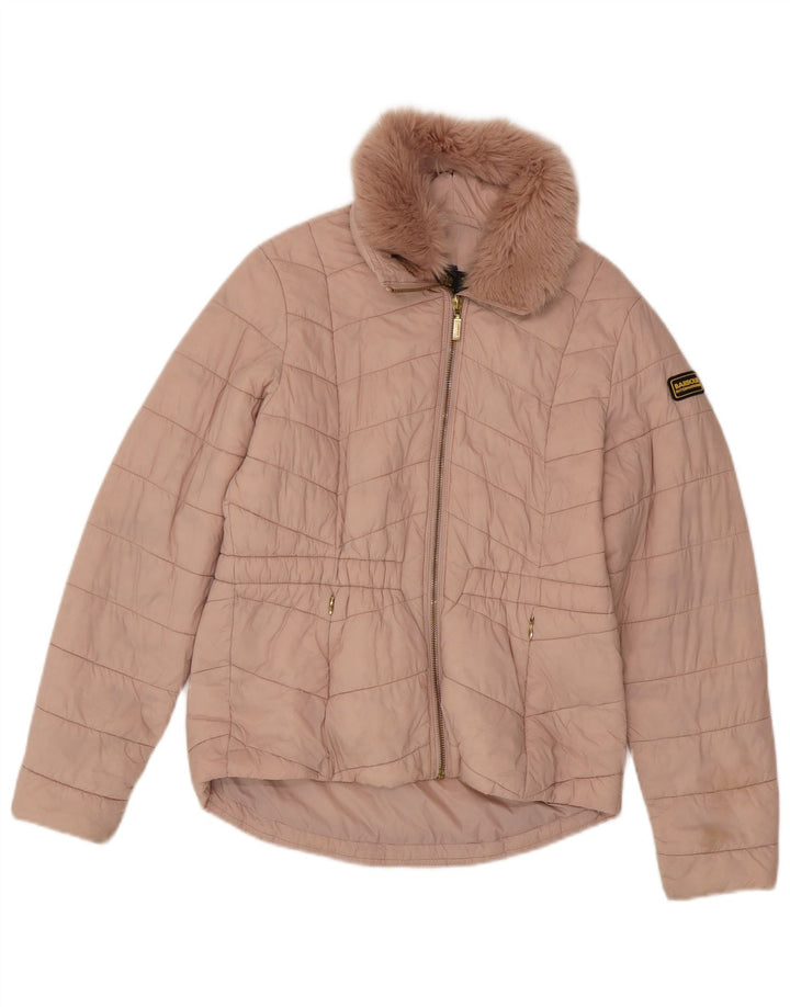 Barbour Piger polstret jakke 12-13 år XL Pink Polyamid