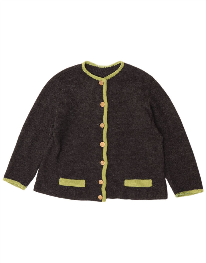 Dralon Dame Cardigan Sweater IT 44 Medium Grå