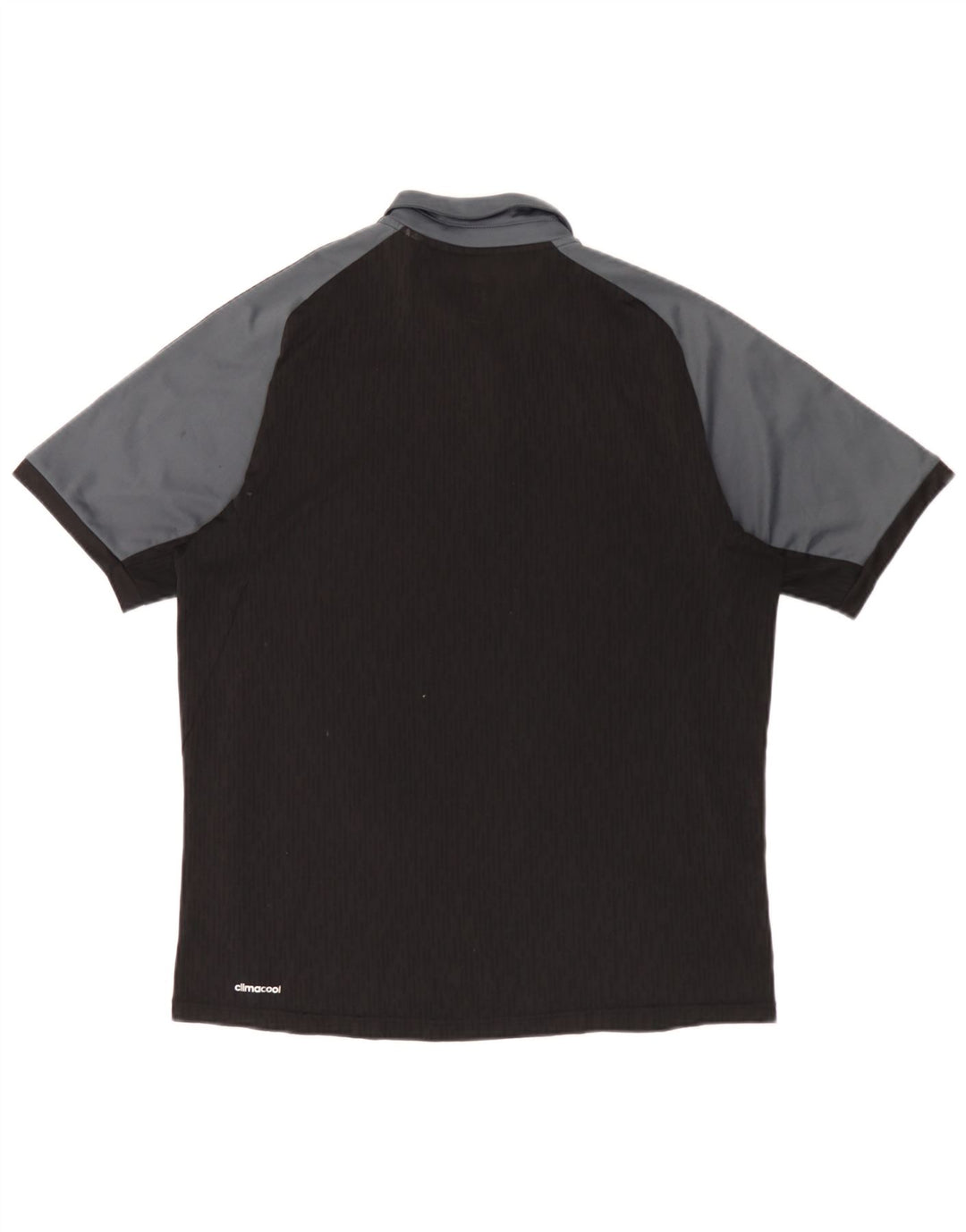 Adidas Herre Climacool Polo Shirt Medium Sort Colourblock