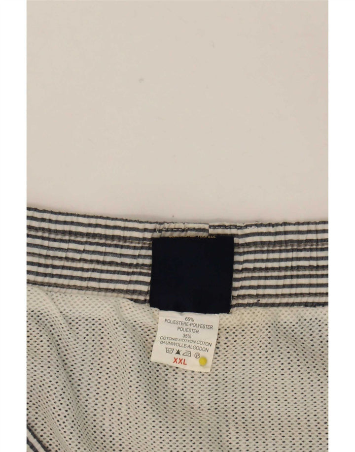Nautica Badeshorts til mænd 2XL blå nålestribet polyester