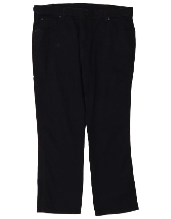 WRANGLER Herre Regular Fit Straight Casual Bukser W40 L29 Marineblå