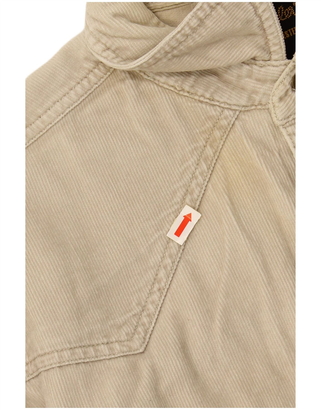 WRANGLER Western Corduroy-skjorte til mænd XL Beige Bomuld