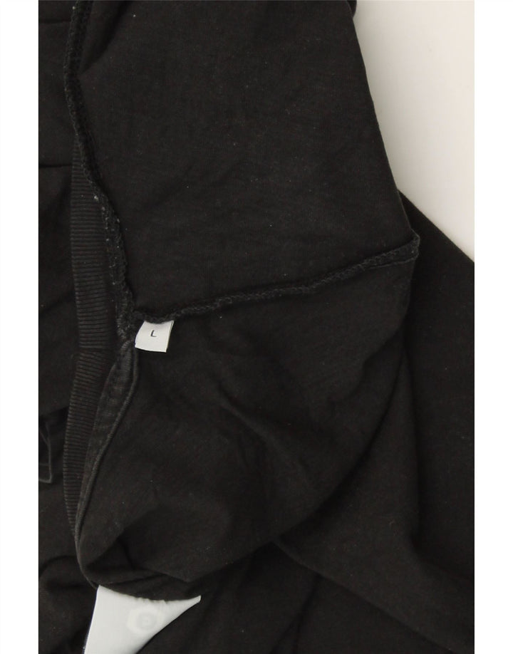 JACK & JONES Mens T-Shirt Top Large Black Cotton Vintage Jack & Jones and Second-Hand Jack & Jones from Messina Hembry 