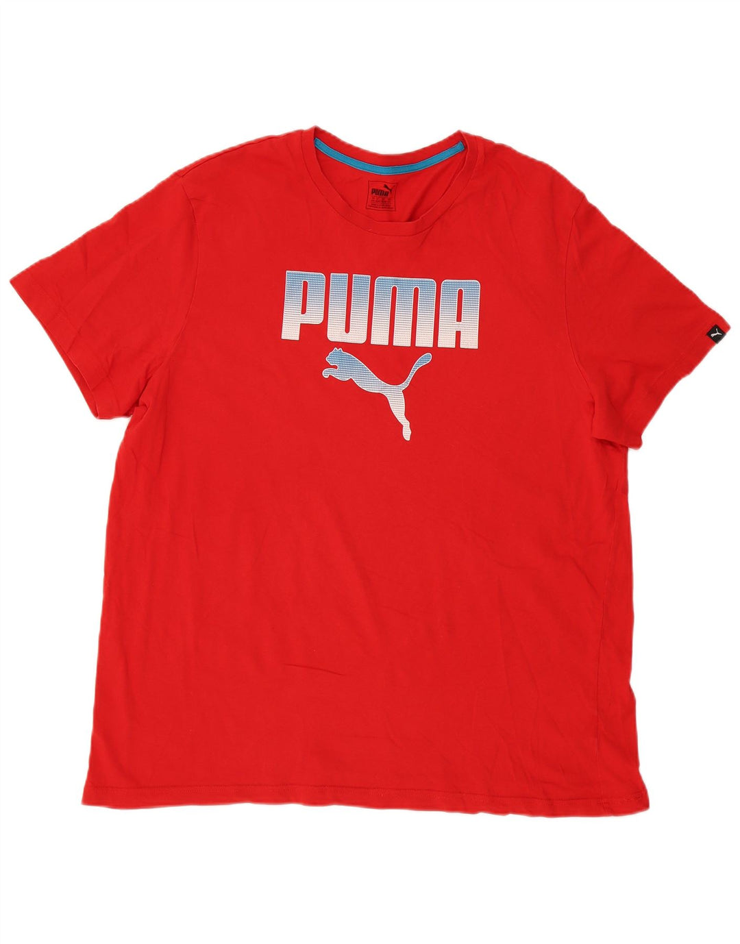 Puma Herre Grafisk T-Shirt Top 2XL Rød