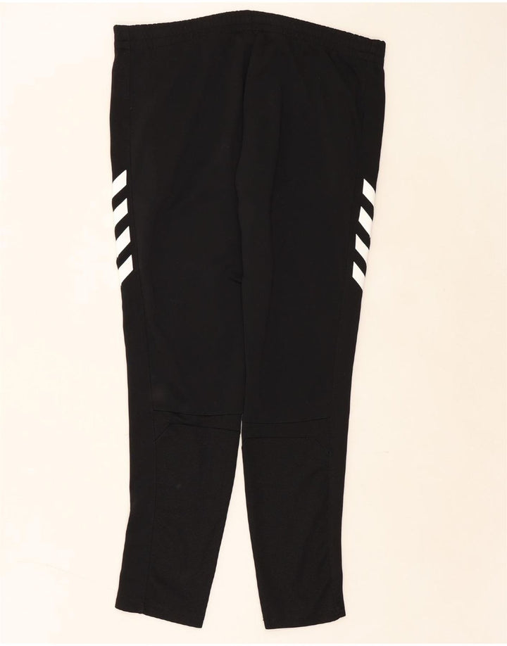 HUMMEL Mens Graphic Tracksuit Trousers Small  Black Polyester Vintage Hummel and Second-Hand Hummel from Messina Hembry 