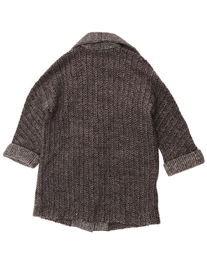 Paul Costelloe Dame Oversized Overfrakke UK 16 Large Grey Colourblock Uld