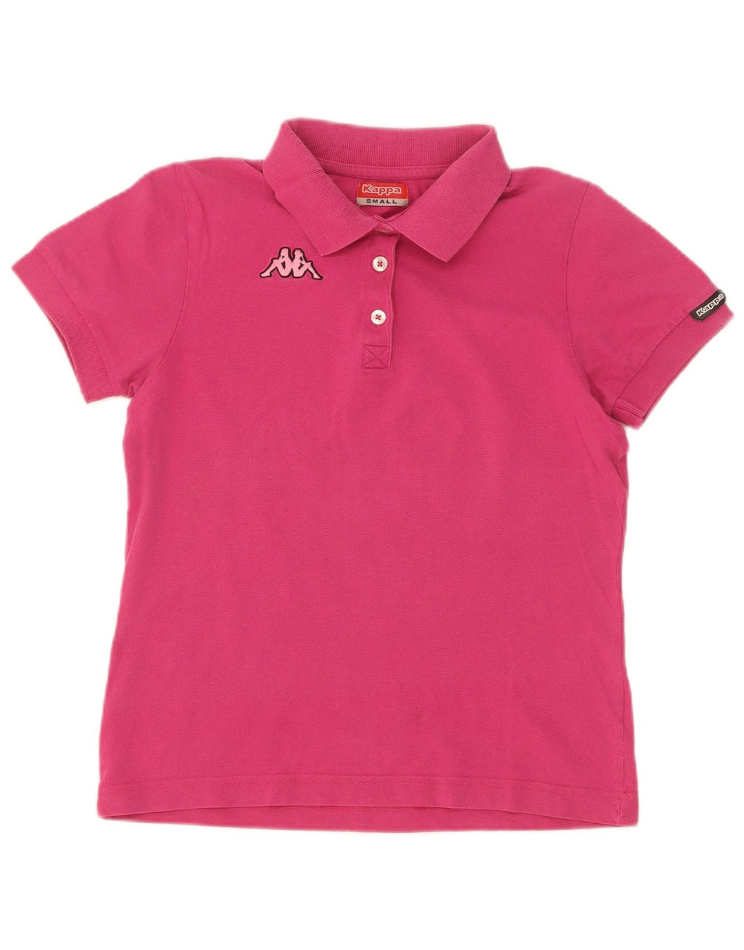 Kappa Dame Polo Shirt UK 10 Small Pink