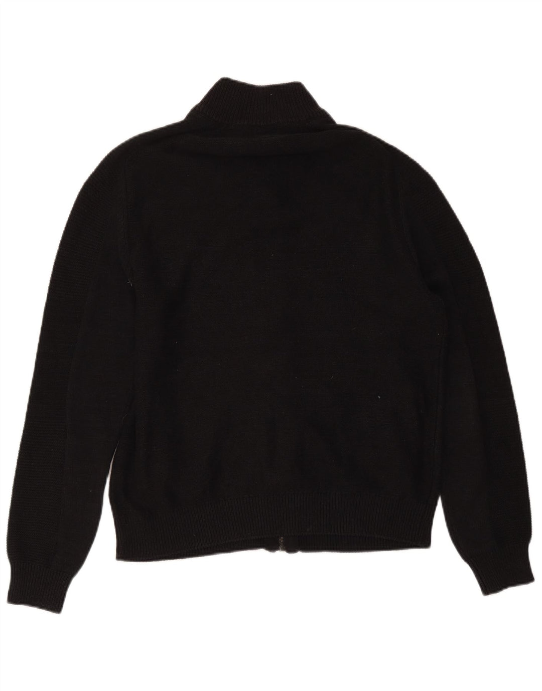 Guess Herre cardigan sweater med fuld lynlås UK 40 Medium Sort bomuld