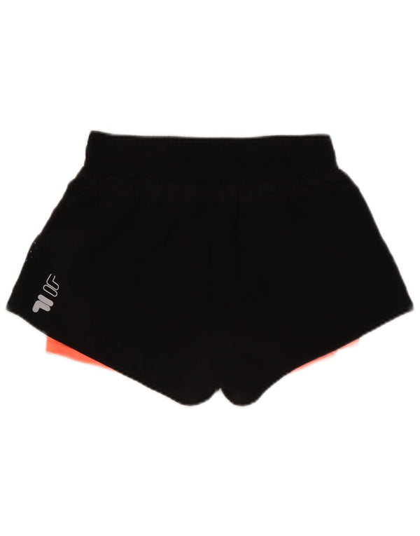 Fila Graphic Sports Shorts til kvinder UK 12 Medium Black