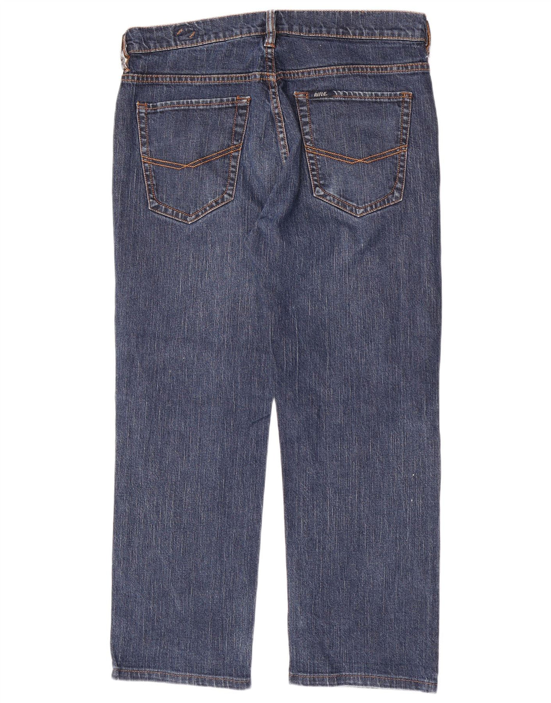 Rifle Herre Straight Jeans W34 L26 Blå Bomuld