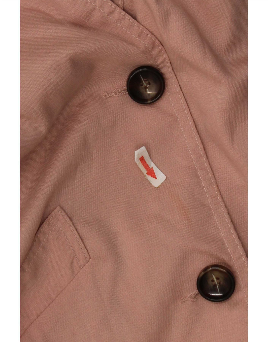Topshop Dame Longline Kortærmet Blazer Jacket UK 8 Small Pink Lyocell
