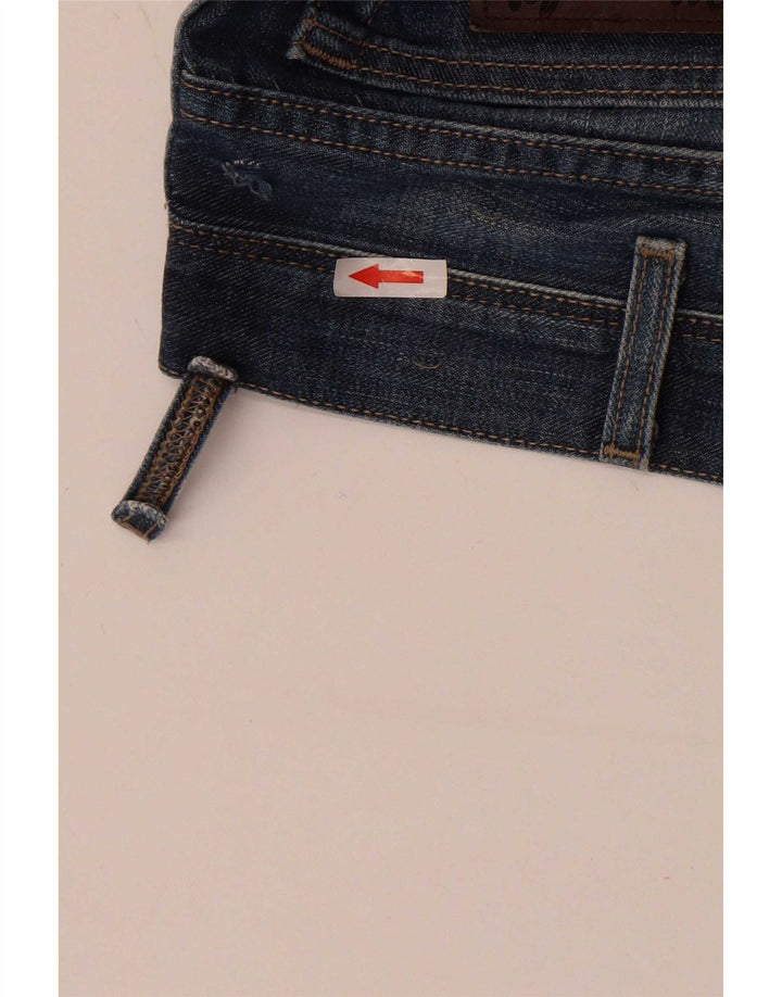 Wrangler Herre Texas Straight Jeans W36 L34 Blå Bomuld
