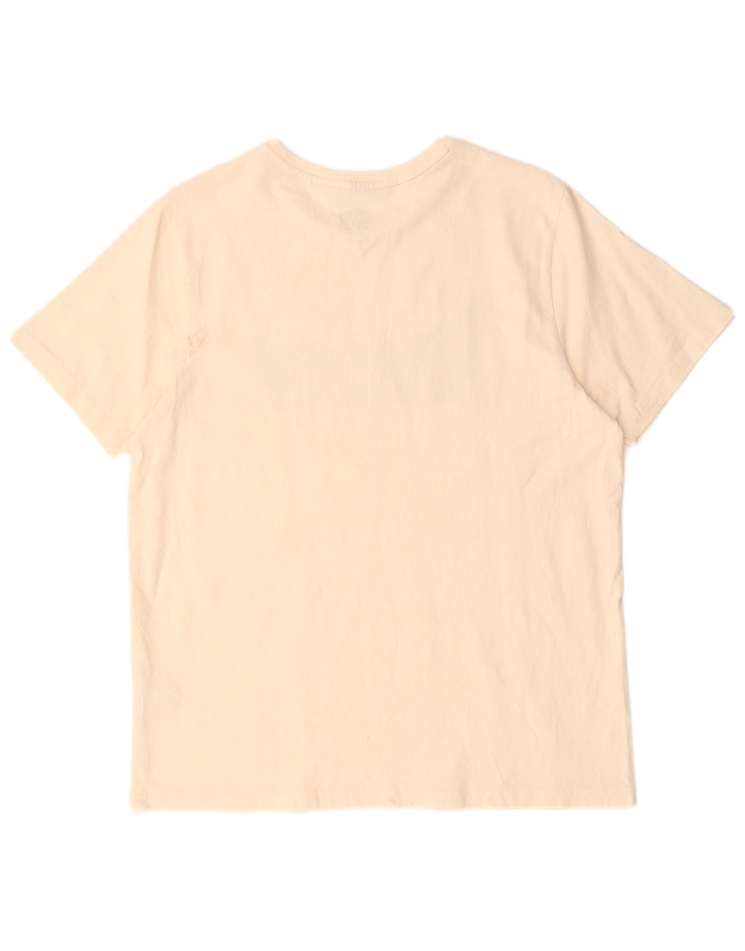 Animal Herre grafisk T-shirt Top Medium Off White Bomuld