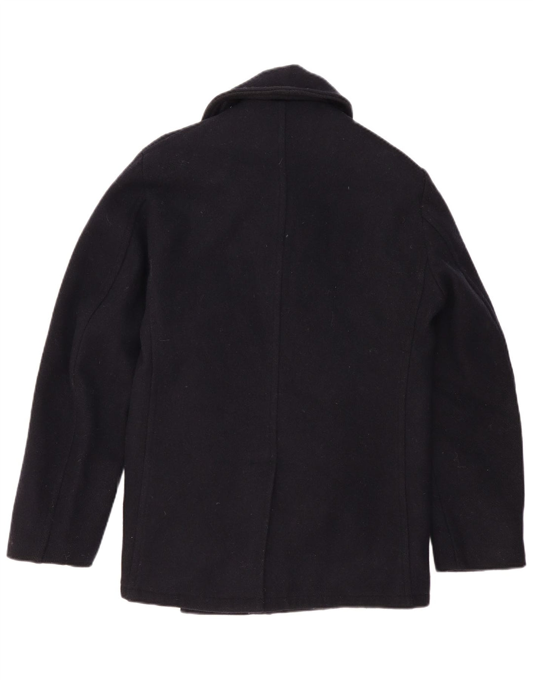 Fidelity Herre Gerald & Stewart Pea Coat UK 42 XL Marineblå Uld