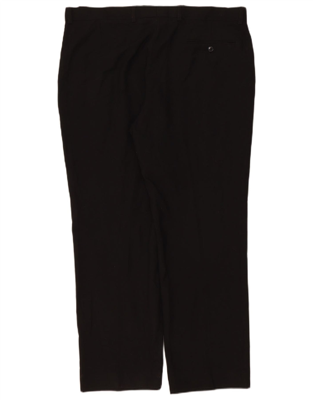 Marks & Spencer Herre Skræddersyede Fit Suit Bukser W38 L29 Sort Polyester
