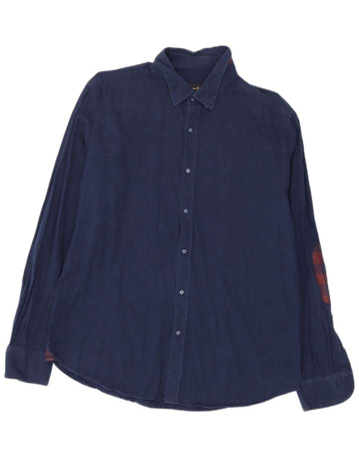 Massimo Dutti herreskjorte XL marineblå