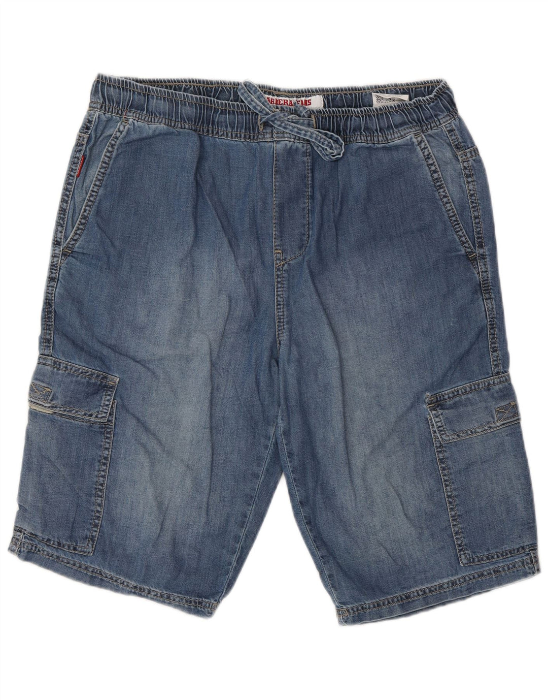 Carrera Herre 629 Cargo Denim Shorts IT 48 Medium W32 Blå Bomuld