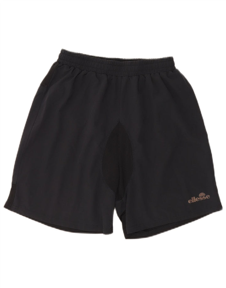 Ellesse Herre Sportshorts Medium Sort Colourblock Polyester