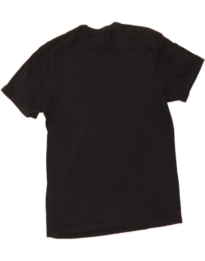 ADIDAS Mens Graphic T-Shirt Top Medium Black Cotton Vintage Adidas and Second-Hand Adidas from Messina Hembry 