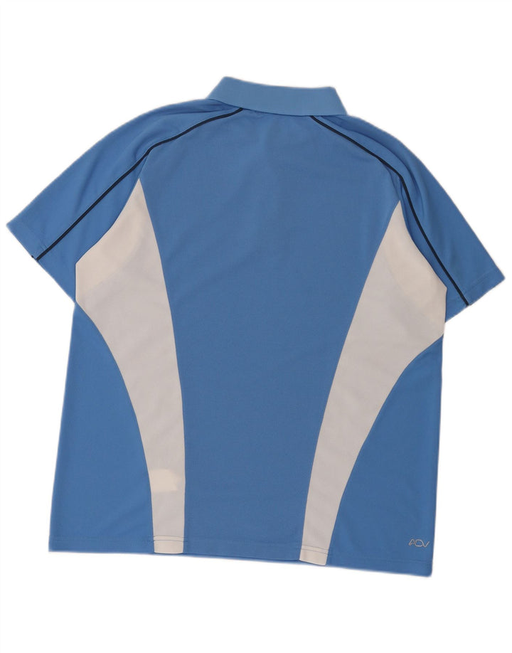 Ellesse Herre Polo Shirt Medium Blue Colourblock