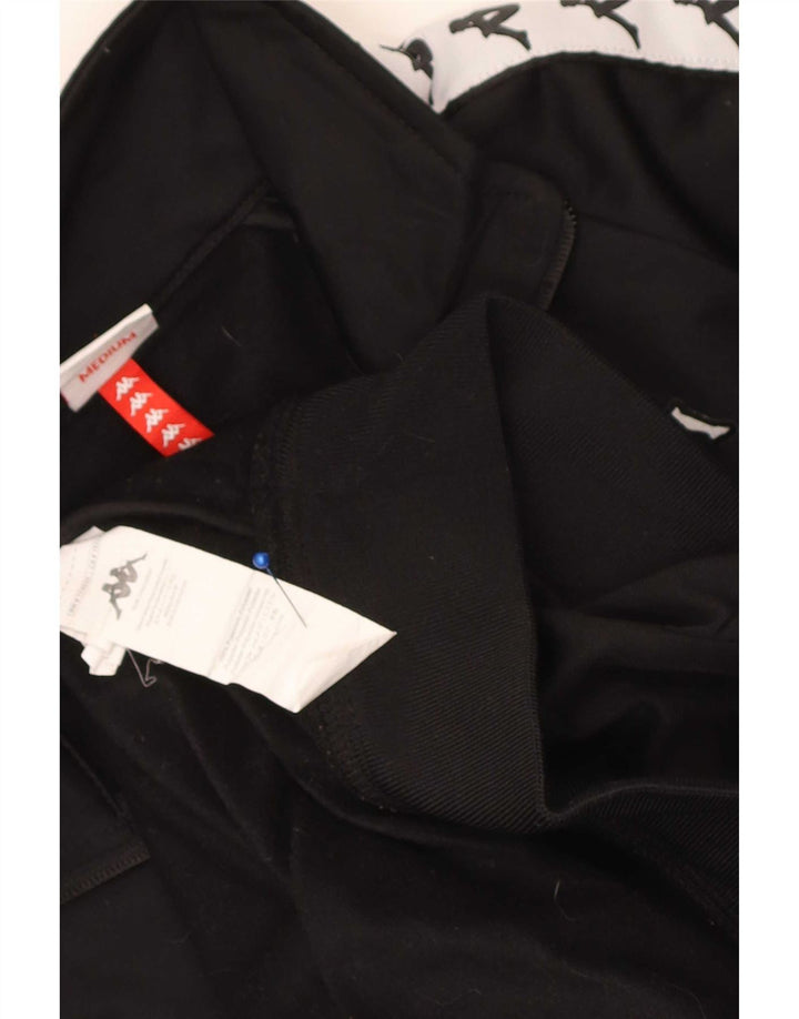 Kappa Herre grafisk træningsdragt Topjakke Medium Sort Colourblock Polyester