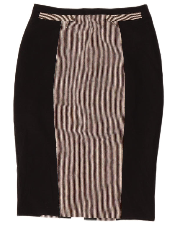 Marks & Spencer Womens Autograph Pencil Skirt UK 8 Small W26 Black