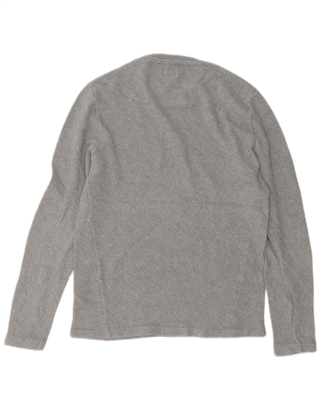 Zara Herre Top Langærmet Medium Grå