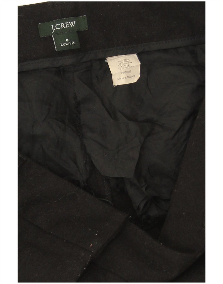 J. CREW Womens Low Fit Bootcut Casual Bukser US 6 Medium W30 L32 Black