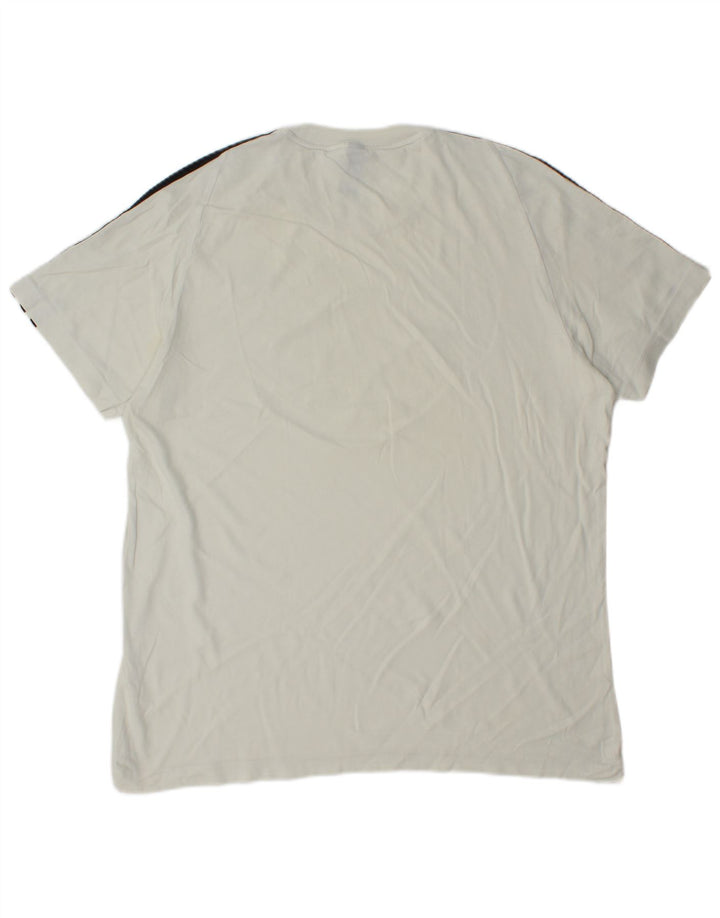 ADIDAS Herre T-Shirt Top Medium White