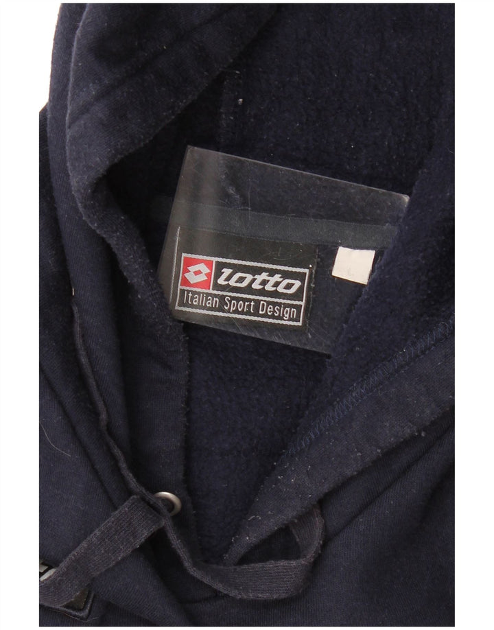 LOTTO Hættetrøje til mænd Large Navy Blue Colourblock