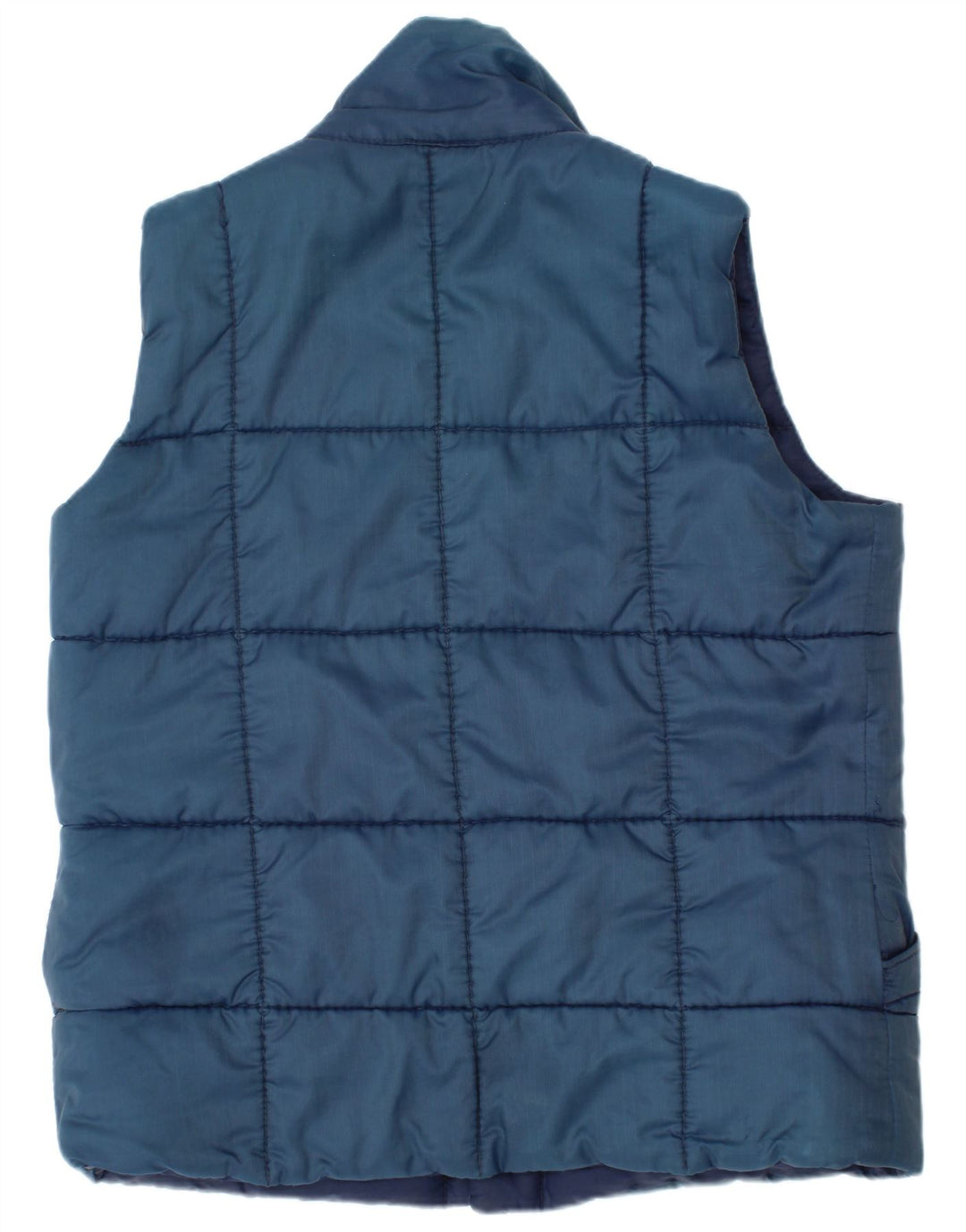 Puffa Boys Polstret Gilet 7-8 år stor blå nylon