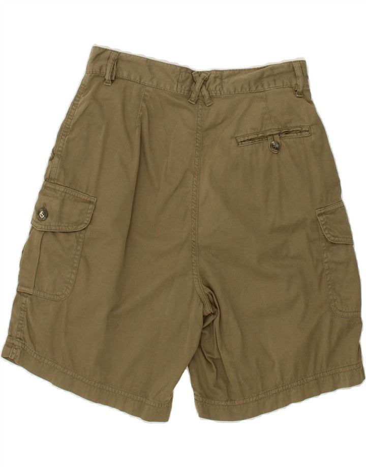 JOYE+FUN Womens Cargo Shorts IT 40 Small W28  Khaki Cotton Vintage Joye+Fun and Second-Hand Joye+Fun from Messina Hembry 