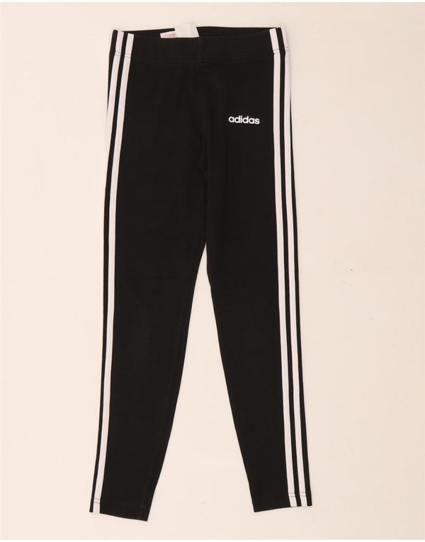 ADIDAS Pige Leggings 11-12 år Sort Bomuld