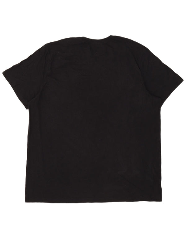 Nike grafisk T-shirt top til mænd 2XL sort bomuld