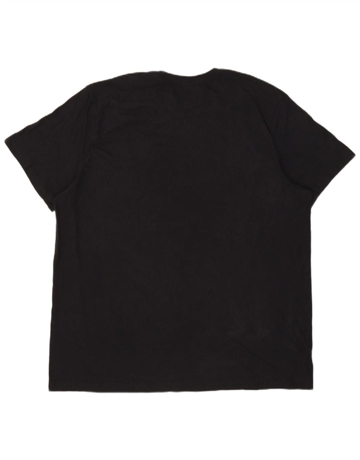 Nike grafisk T-shirt top til mænd 2XL sort bomuld