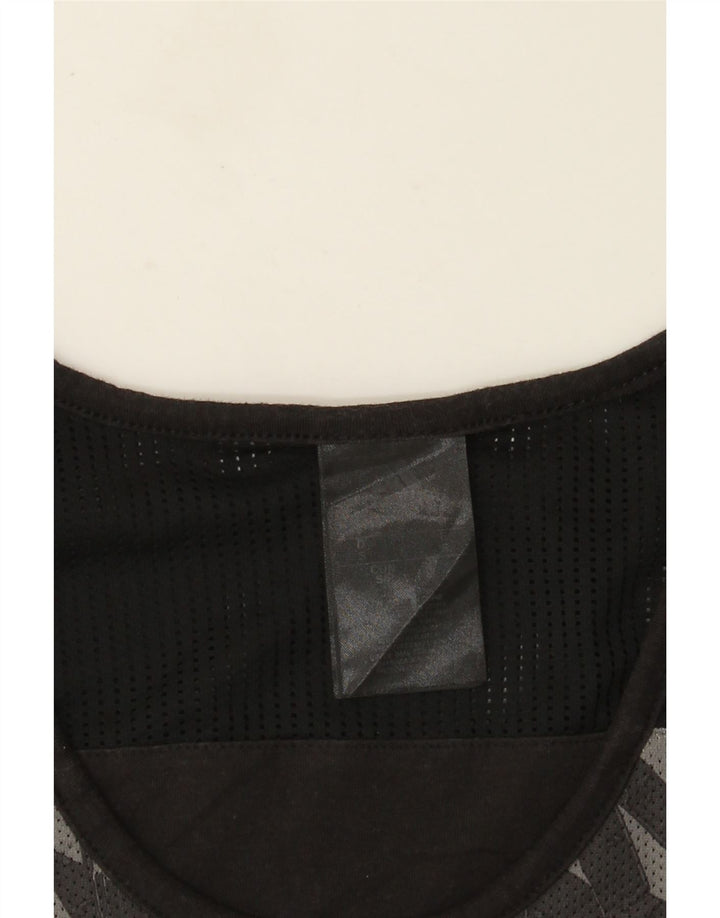 Adidas Herrevest Top Lille Sort Geometrisk Bomuld