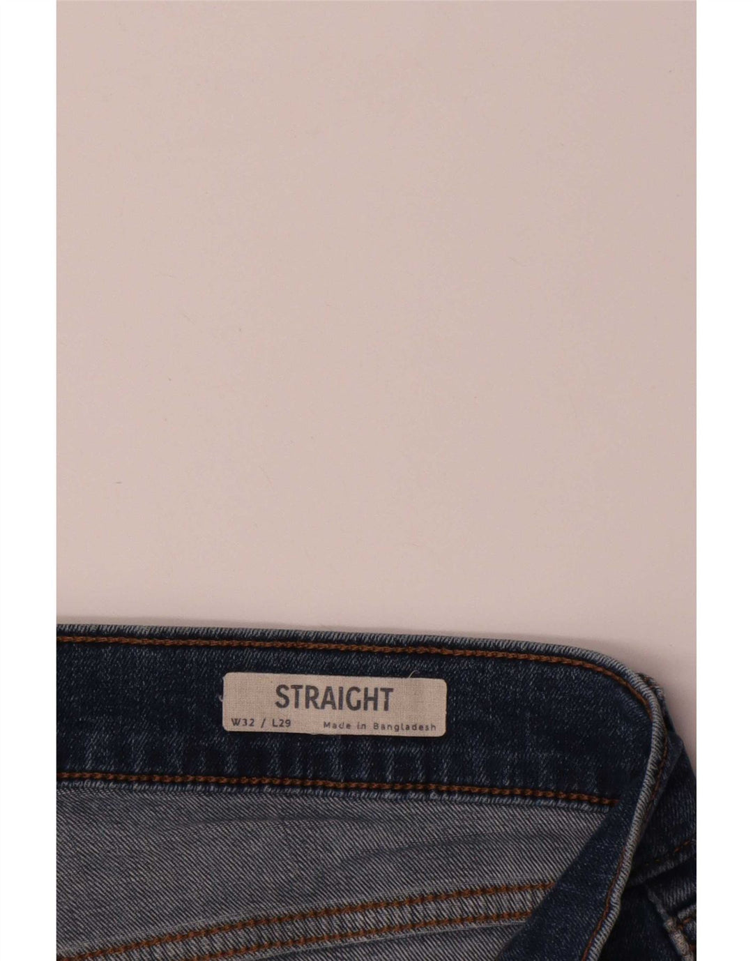 Marks & Spencer Straight Jeans til mænd W32 L25 blå bomuld