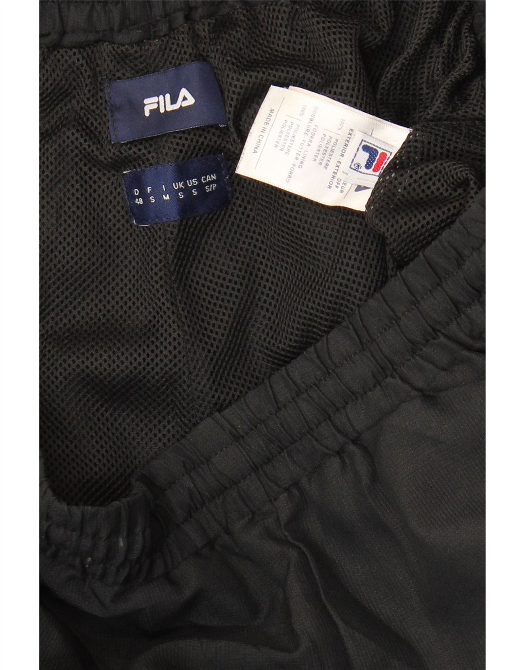 Fila Træningsdragt bukser til mænd Joggers Lille sort plettet polyester