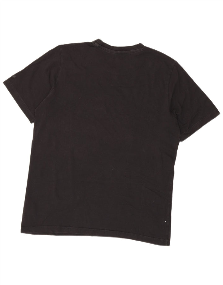 Adidas Herre grafisk T-shirt Top Medium Sort Bomuld